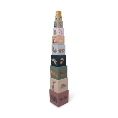 Piramida edukacyjna Cyfry Nordic animals