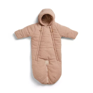 Kombinezon dziecięcy - Pink Bouclé 0-6 m-cy