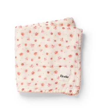 Kocyk Bambusowy muślinowy petit river rose