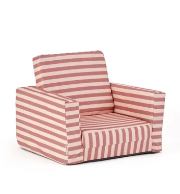 Kid's Concept - Rozkładany fotel clay pink