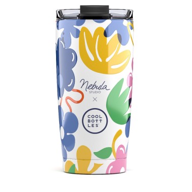  Cool Bottles Kubek termiczny 550 ml Xclusive! Nébula – Floral Madness