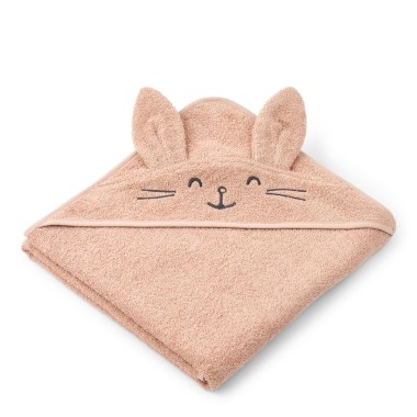 Ręcznik z kapturkiem Liewood Augusta Rabbit Hooded Towel Pale Tuscany 