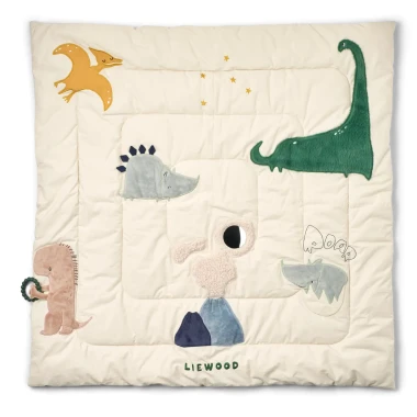 Sensoryczna mata edukacyjna Liewood Bernet Dino roar / Sandy